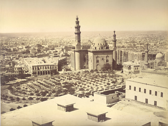Cairo citadel photographed by Bonfils, 1880s