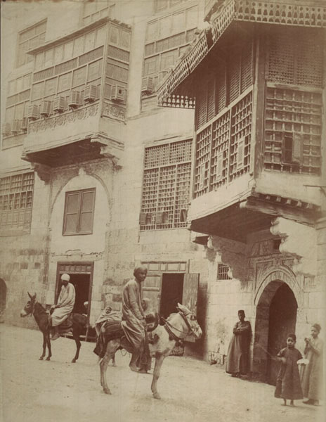 Cairo Streets photographed by Zangacki 1870