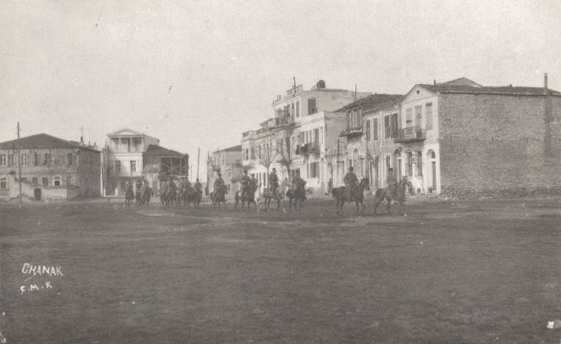 Kemalist cavalry entering Chanak, Nov. 1922