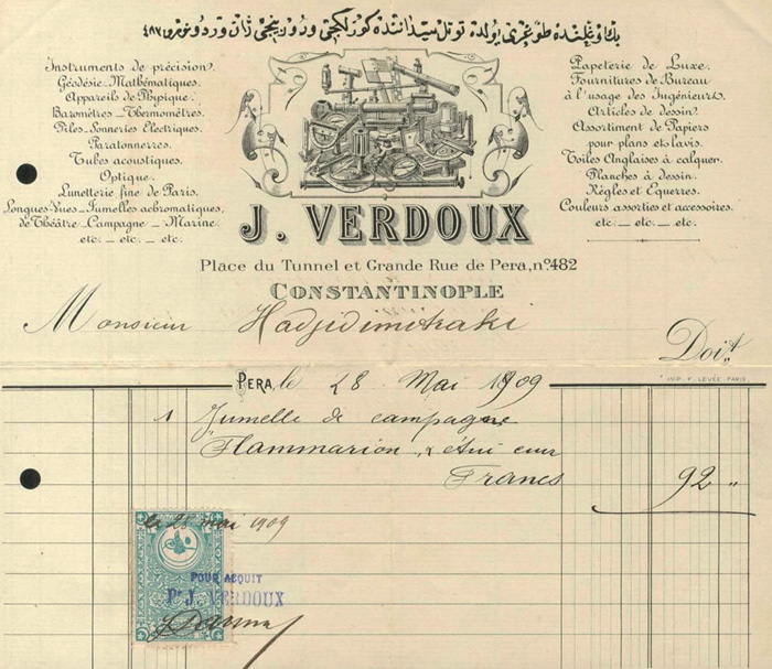 Verdoux, 1909